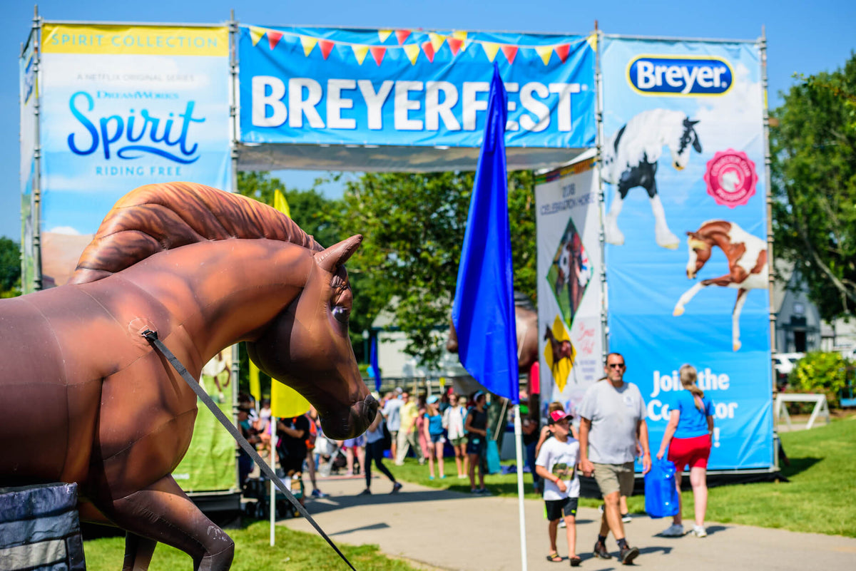 Breyerfest Models Chelsea's Model Horses