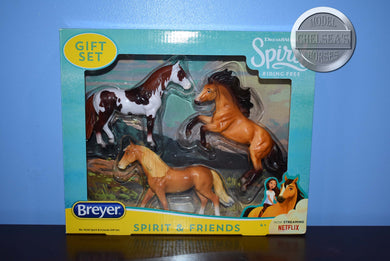 Spirit and Friends Gift Set-Paddock Pal SIZE-New in Box-Breyer Accessories