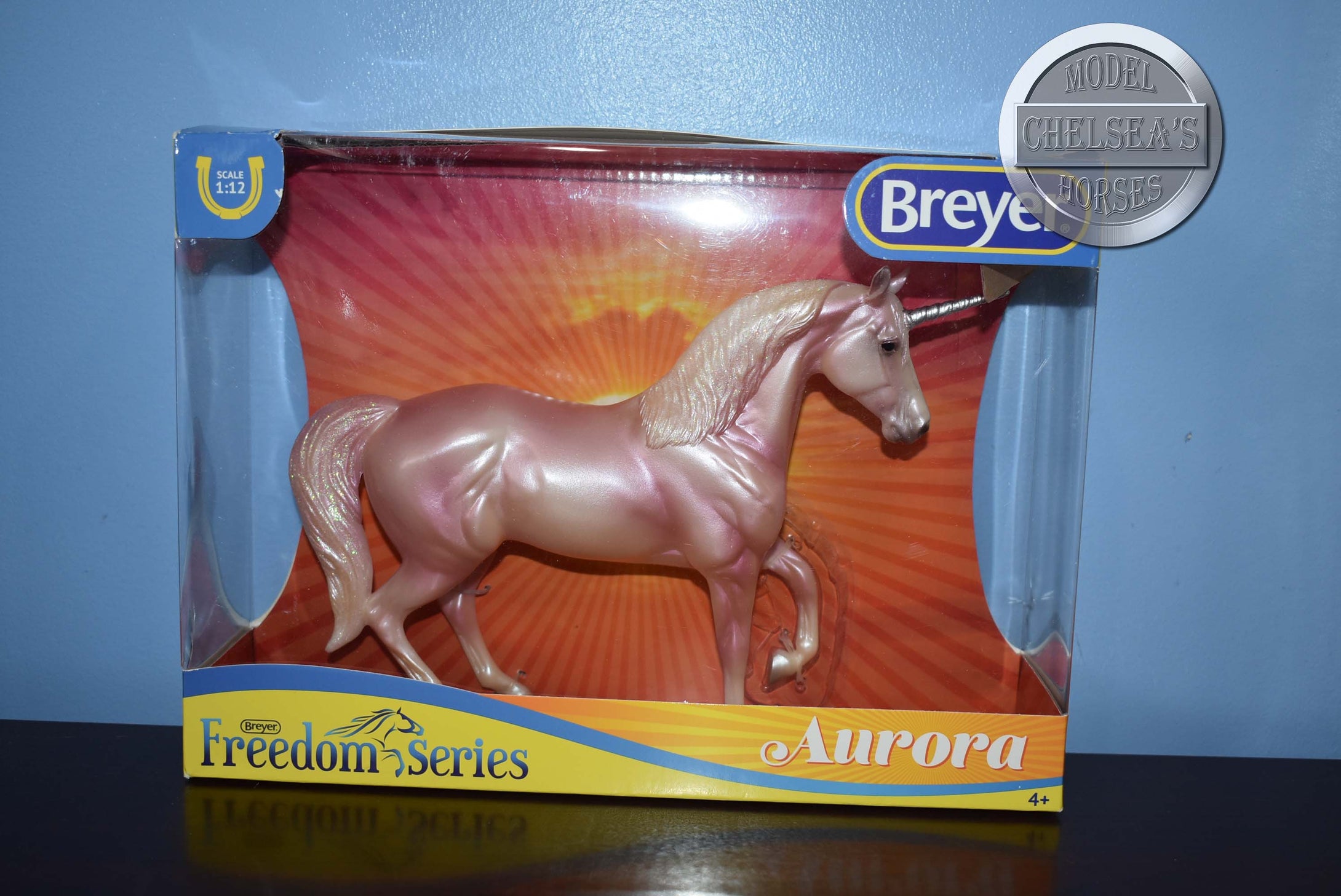 Aurora-Unicorn Morgan Stallion-New in Box-Breyer Classic