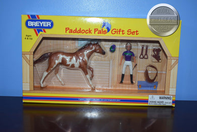 Eventing Chestnut Pinto Overo-New in Box-Paddock Pal-Breyer Accessories