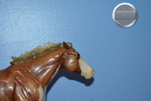 Sooty Buckskin Pinto CUSTOM GLOSS-Dark Horse Surprise-Breyerfest Exclusive-Smarty Jones Mold-Breyer Traditional
