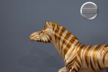 Load image into Gallery viewer, Gold (#2) Candy Cane Zebra-Holiday Exclusive-Zebra Mold-Breyer Traditional