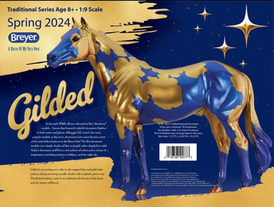 Gilded-Spring 2024 Limited Edition-Geronimo Mold-Breyer Traditional