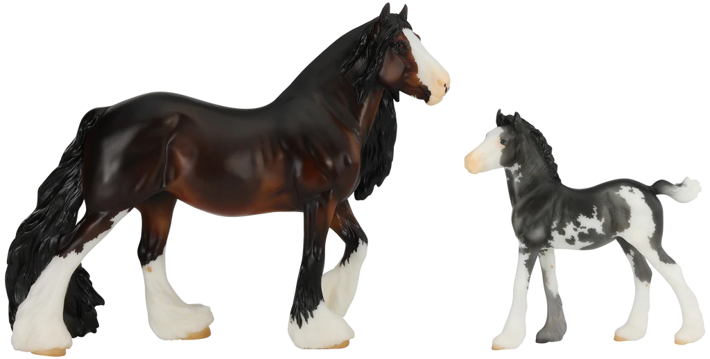 Fighter and Survivor-Vanner Mare and Foal Mold-Breyerfest 2024 Special Run-Breyer Traditional-ADVANCE SALE