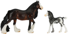 Load image into Gallery viewer, Fighter and Survivor-Vanner Mare and Foal Mold-Breyerfest 2024 Special Run-Breyer Traditional-ADVANCE SALE
