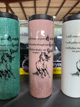 Load image into Gallery viewer, Tumblers-20 oz Skinny-Assorted Colors-Limited Edition Design-Chelsea&#39;s Model Horses Exclusive