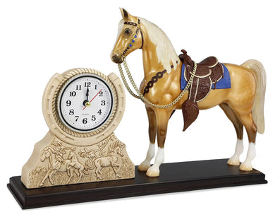 Pioneer Clock-Western Horse-Vintage Club Exclusive 2025-New in Box-Breyer Traditional