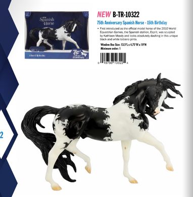 Anniversary Spanish Horse-Esprit Mold-2025 New Release-Breyer Traditional-PRE ORDER