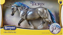 Load image into Gallery viewer, Thorin-Unicorn on the Shire Gelding Mold-New in Box-Breyer Traditional-PRE ORDER