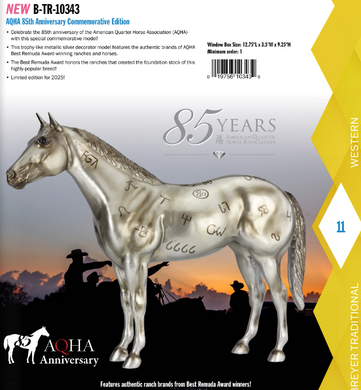 AQHA 85th Anniversary Commemorative Edition-Ideal Quarter Horse Mold-2025 New Release-Breyer Traditional