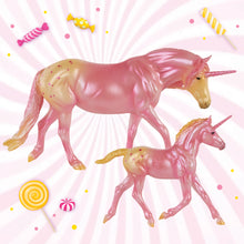 Load image into Gallery viewer, Candy Delights-Haflinger Mare and Foal Unicorn Mold-New in Box-Breyer Classic-PRE ORDER