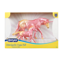 Load image into Gallery viewer, Candy Delights-Haflinger Mare and Foal Unicorn Mold-New in Box-Breyer Classic-PRE ORDER
