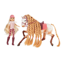 Load image into Gallery viewer, Tess and Birdie-English Horse and Rider Set-New in Box-Breyer Classic