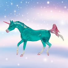 Load image into Gallery viewer, Sapphira-Unicorn on the Prancing Arabian Mare Mold-New in Box-Breyer Classic