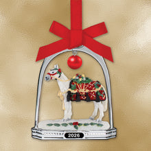 Load image into Gallery viewer, Holiday Homecoming Stirrup Ornament-2026 Holiday Exclusive-DEPOSIT ONLY-PRE ORDER-OCTOBER SHIPPING