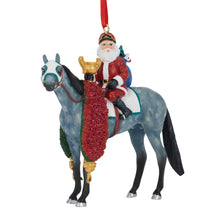 Load image into Gallery viewer, Off to the Races-Santa Ornament-2026 Holiday Exclusive-DEPOSIT ONLY-PRE ORDER-OCTOBER SHIPPING