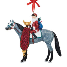 Load image into Gallery viewer, Off to the Races-Santa Ornament-2026 Holiday Exclusive-DEPOSIT ONLY-PRE ORDER-OCTOBER SHIPPING