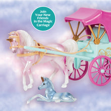 Load image into Gallery viewer, Unicorn Magic Carriage and Foal Set-New in Box-Breyer Stablemate-PRE ORDER