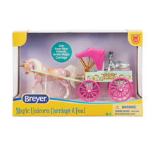 Load image into Gallery viewer, Unicorn Magic Carriage and Foal Set-New in Box-Breyer Stablemate-PRE ORDER