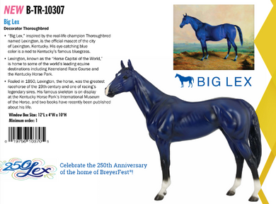 Big Lex-Standing Thoroughbred Mold-2025 New Release-Breyer Traditional