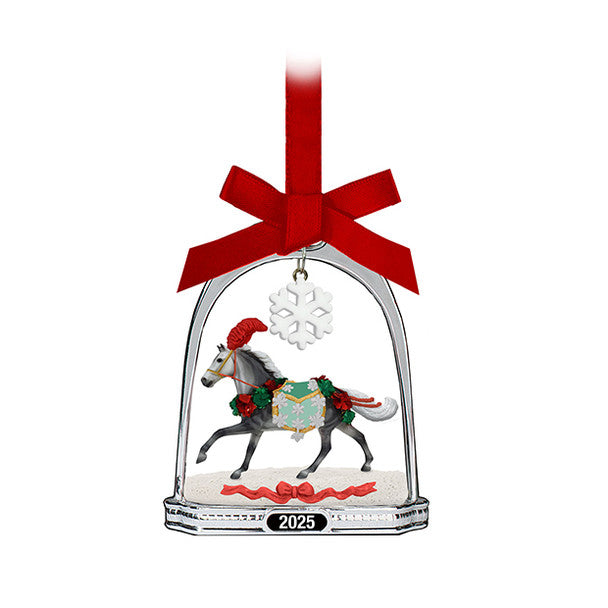 Christmas in Bloom Stirrup Ornament-2025 Holiday Exclusive-DEPOSIT ONLY-PRE ORDER-OCTOBER SHIPPING