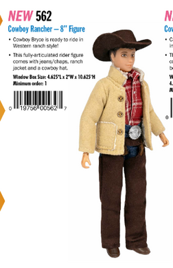 Cowboy Bryce-2025 New Release-Breyer Traditional Accessories-PRE ORDER