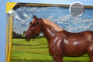 Chestnut Quarter Horse Yearling "Warehouse Find" #430046-New in Box-Quarter Horse Yearling Mold-Breyer Traditional