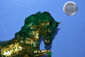 Spice Drop-Green Version-Holiday Exclusive-Connemara Mare Mold-Breyer Traditional