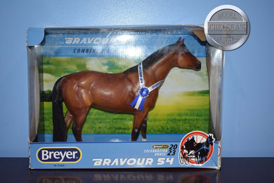 Bravour 54-Trakenher Mold-Breyerfest Exclusive-Damaged Box-Breyer Traditional