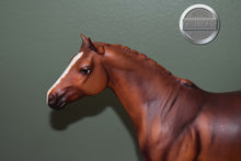 Load image into Gallery viewer, Chestnut Quarter Horse-Long Tail Version-Treasure Hunt Series-Lady Phase Mold-Breyer Traditional
