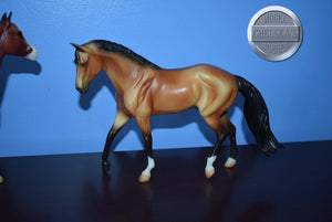 Tschiffely's Ride Set-Quarter Horse Gelding and Duchess Mold-Breyerfest Exclusive-Breyer Classic