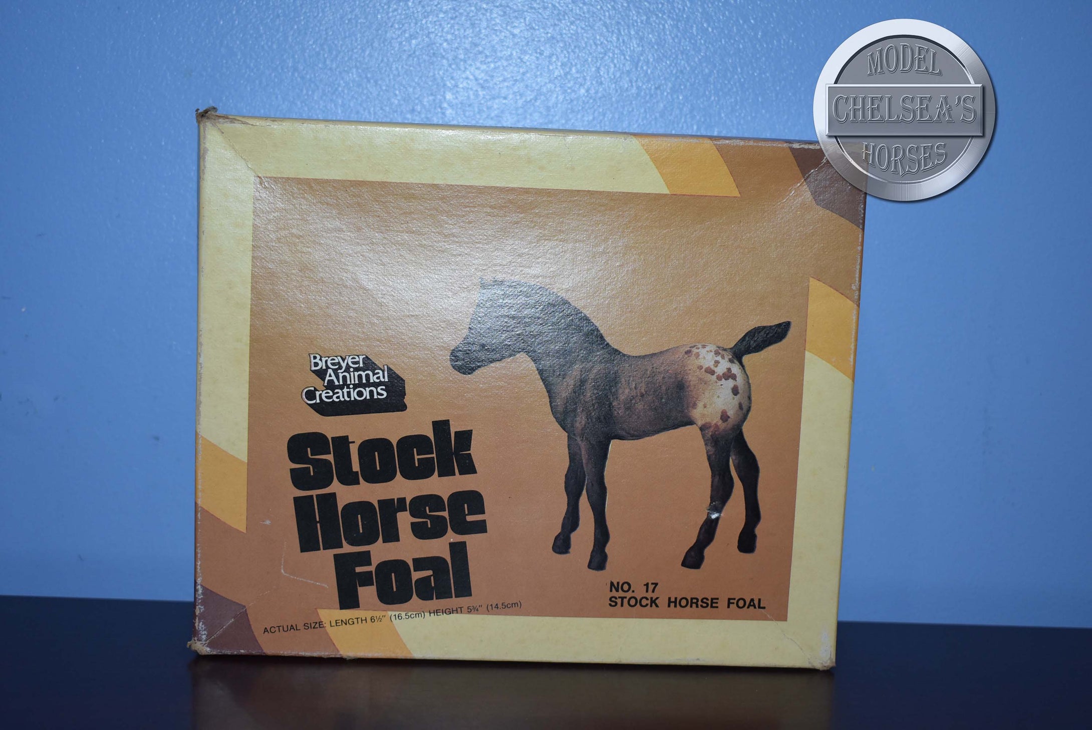 Appaloosa Stock Horse Foal-Vintage Box-Sea Star Mold-Breyer Traditional