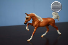 Load image into Gallery viewer, Palomino Arabian-Galloping Arabian Stallion Mold-Breyer Stablemate