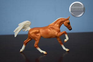 Palomino Arabian-Galloping Arabian Stallion Mold-Breyer Stablemate