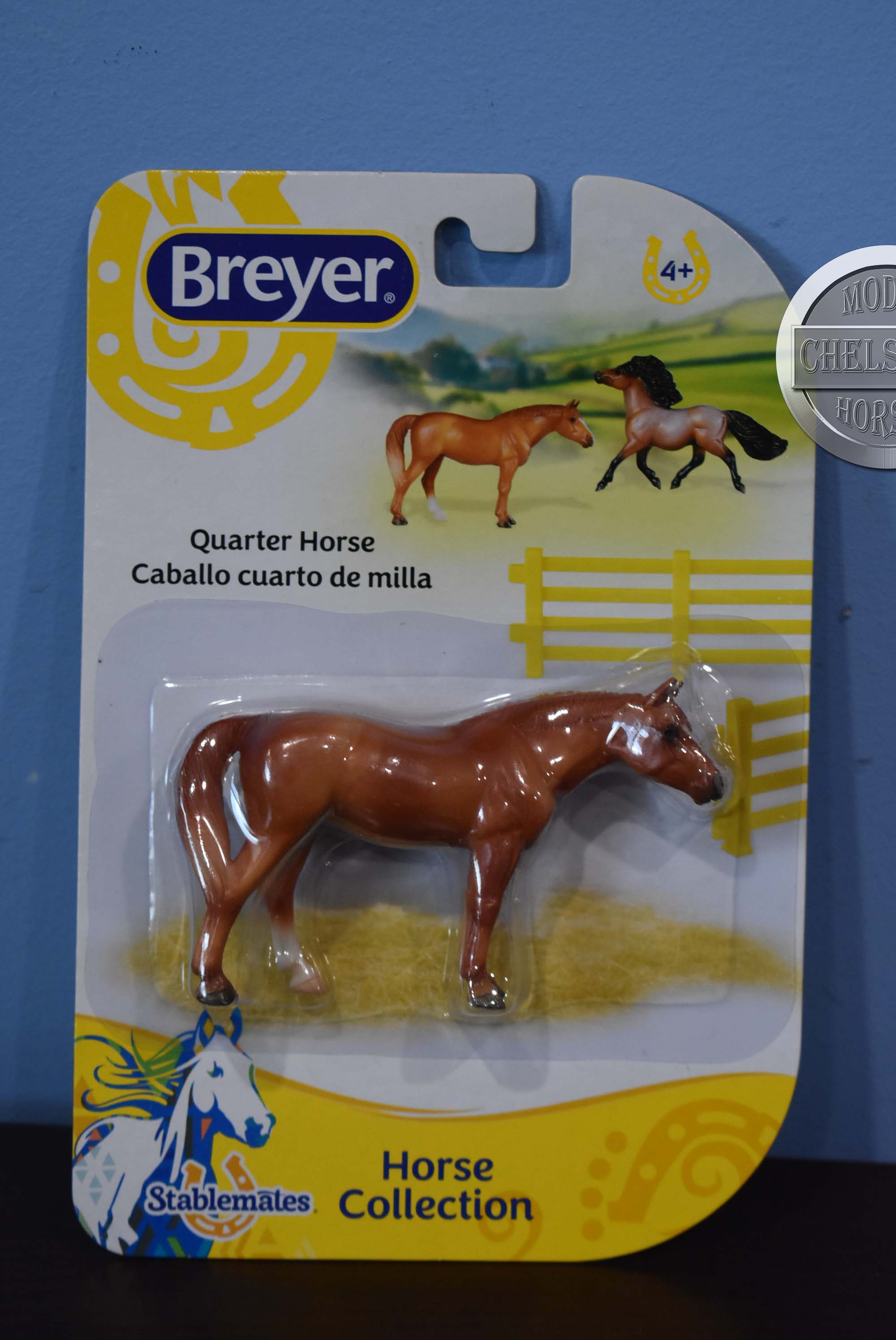 Sorrel Quarter Horse-Standing Quarter Horse Mold-New in Package-Breyer Stablemate