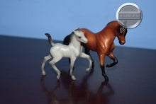 Load image into Gallery viewer, Lot of 2 Stablemates-Peruvian Paso and Prancing Foal-Breyer Stablemate