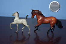 Load image into Gallery viewer, Lot of 2 Stablemates-Peruvian Paso and Prancing Foal-Breyer Stablemate