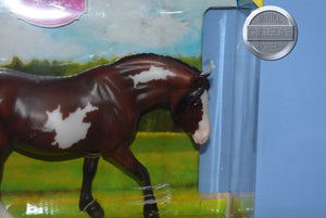 Bay Pinto Mare-New in Box-Haflinger Mare Mold-Breyer Classic