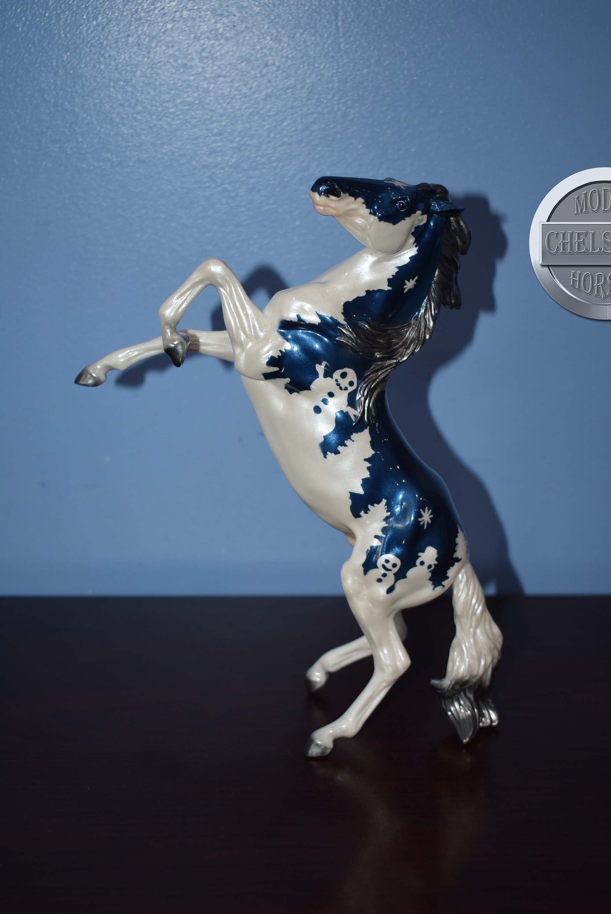 Neva-Holiday Exclusive-Rearing Mustang Mold-Breyer Classic