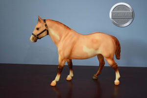 Dun Sabino from Three Pintos Set-Quarter Horse Gelding Mold-Breyer Traditional