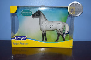 Spotted Wonders NO FOAL-New in Box-Standing Thoroughbred Mold-Breyer Classic