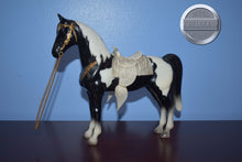 Load image into Gallery viewer, Western Horse-Black/White with Tack-Western Horse Mold-Breyer Traditional