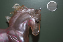 Load image into Gallery viewer, Pink Ribbon Andalusian-Breast Cancer Awareness Model-Andalusian Stallion Mold-Breyer Traditional