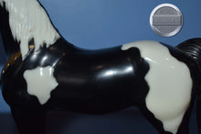 Load image into Gallery viewer, Western Horse-Black/White with Tack-Western Horse Mold-Breyer Traditional