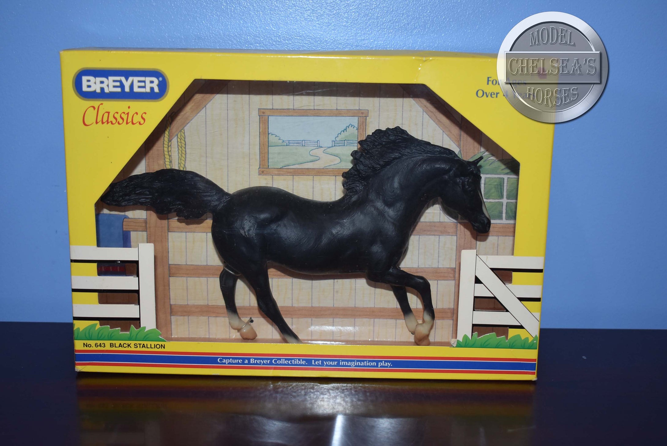 Black Andalusian-New in Box-Andalusian Stallion Mold-Breyer Classic