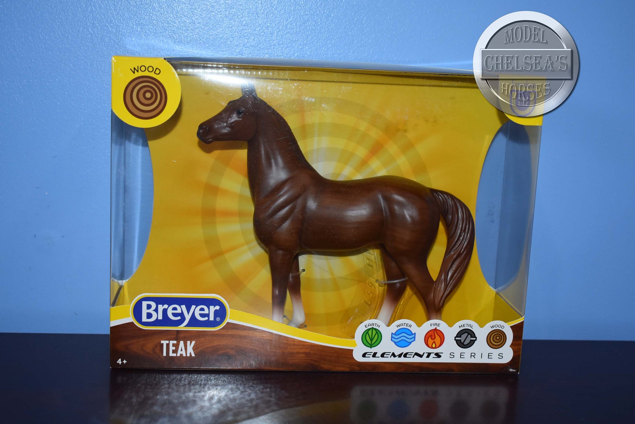 Teak-New in Box-Standing Thoroughbred Mold-Breyer Classic