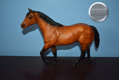 Bay Stock Horse Stallion-Stock Horse Stallion Mold-Breyer Traditional