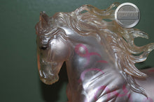 Load image into Gallery viewer, Pink Ribbon Andalusian-Breast Cancer Awareness Model-Andalusian Stallion Mold-Breyer Traditional