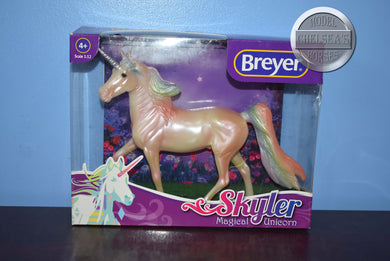 Skylar-Unicorn on the Morgan Mold-New in Box-Breyer Classic