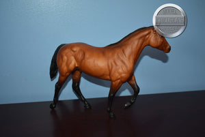 Bay Stock Horse Stallion-Stock Horse Stallion Mold-Breyer Traditional